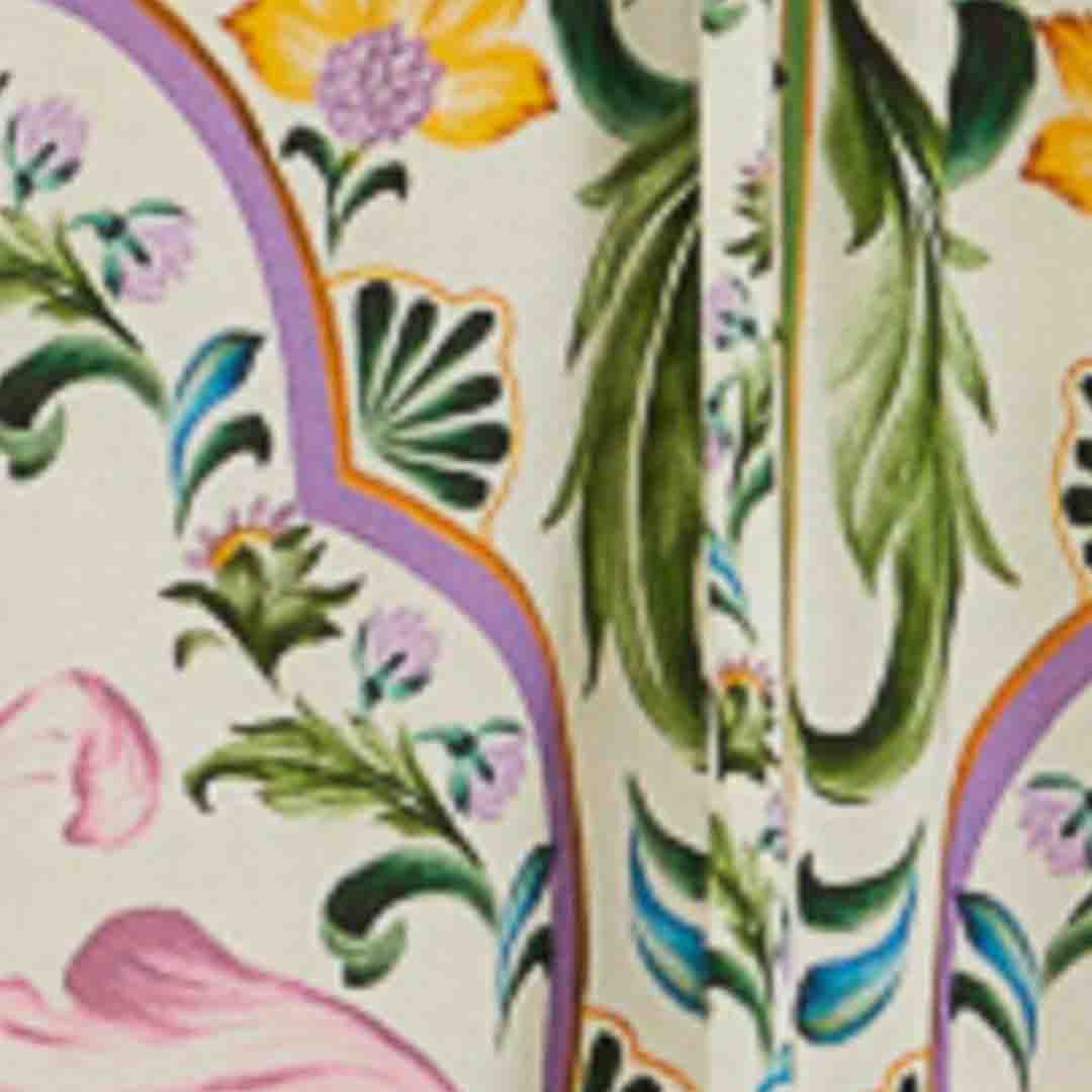 Vestido Maxi Estampado Azulejaria