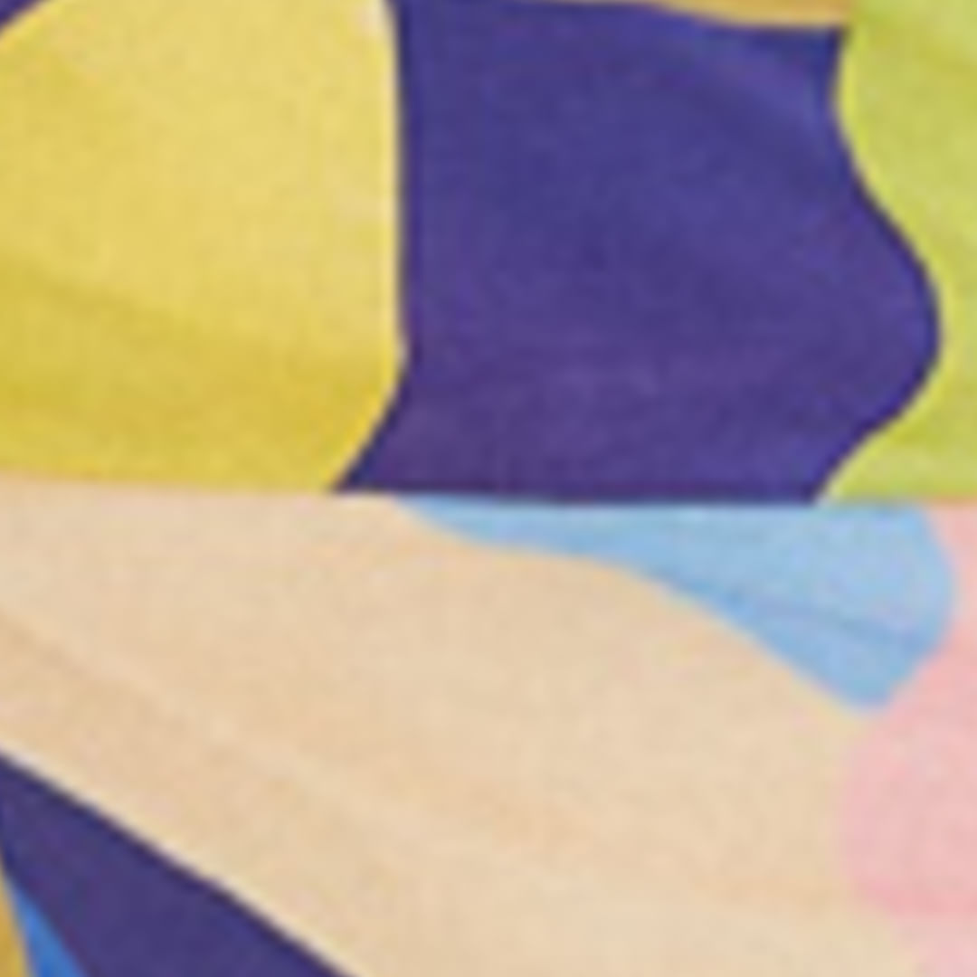 Vestido fruncido Estampado Tropical Flight