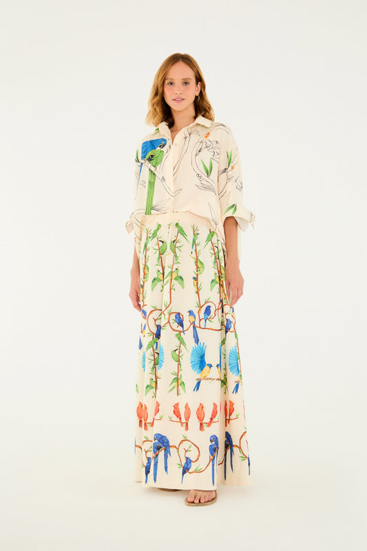 Camisa Manga Larga Flor de Aire