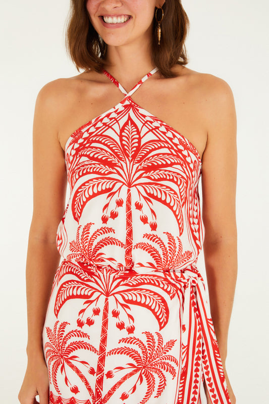 Vestido Corto Flores de Coco