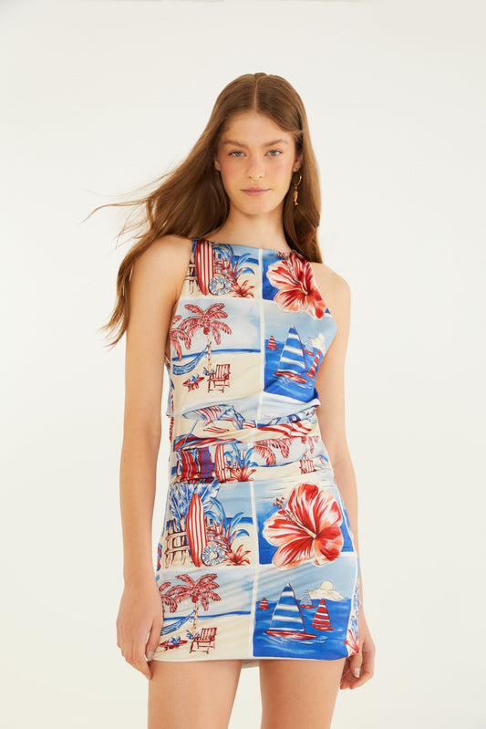 Vestido Corto Diario de Verano