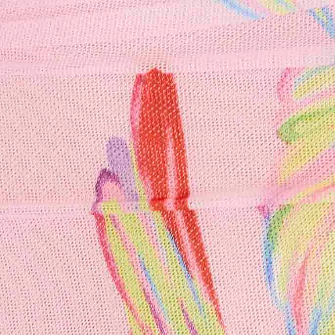 Vestido de tul Estampado colibrí