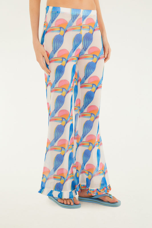 Pantalones volantes de tul Estampados Tucanitas