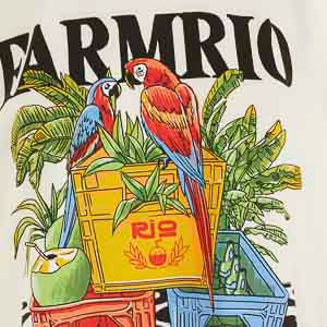 Vestido corto Farm Rio Crates