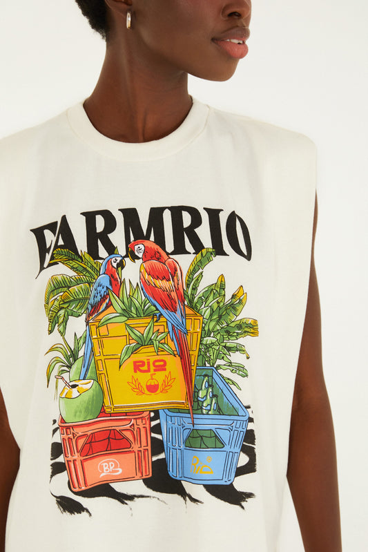 Vestido corto Farm Rio Crates