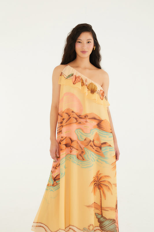 Vestido un hombro Souvenir