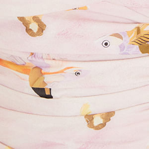 Vestido corto Estampado peces voladores