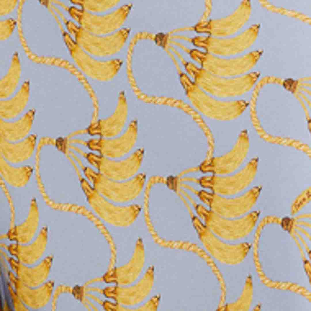 Vestido Largo Estampado Banana Tassel