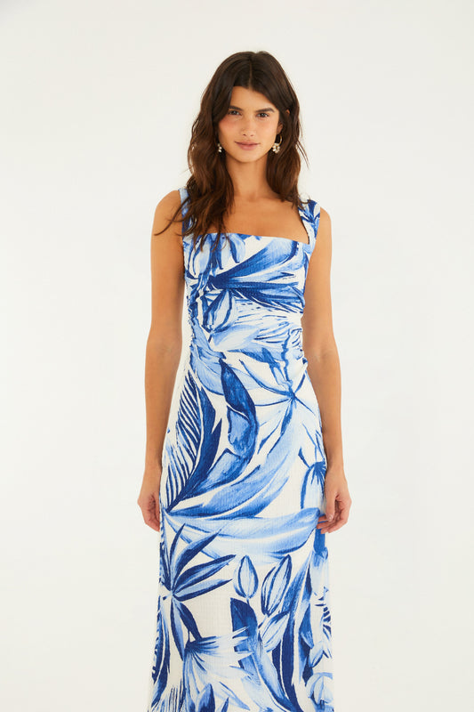 Vestido Midi Estampado Bananarte Importado