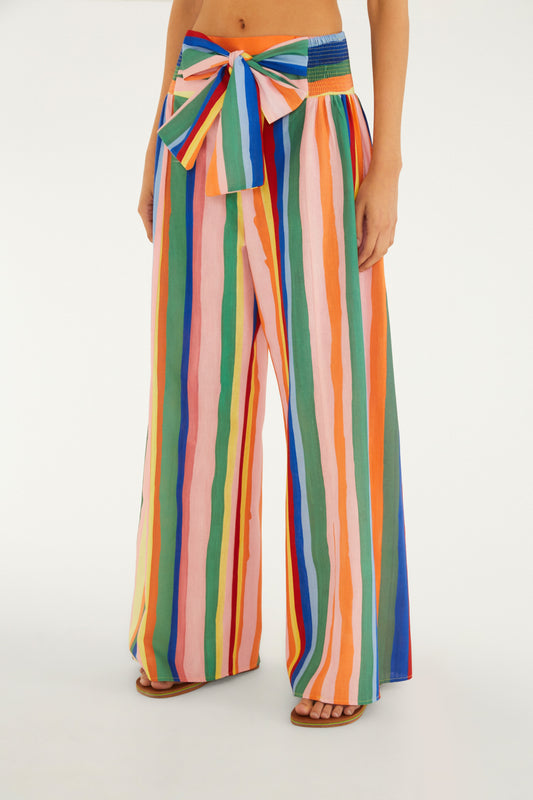 Pantalón de Rayas Bananeira