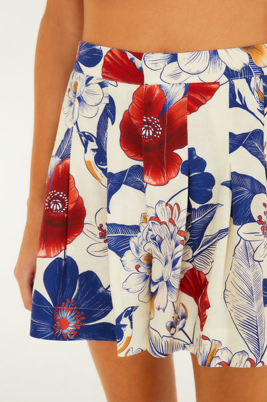 Bermuda Estampada Floral Vera
