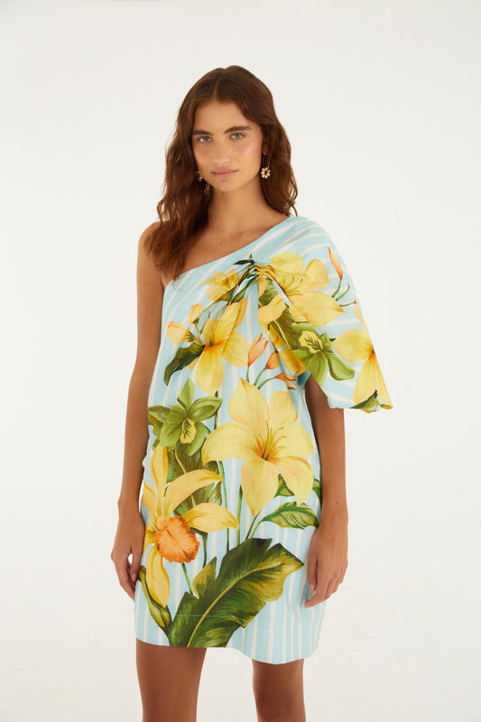 Vestido Corto Listra Alexia Azul