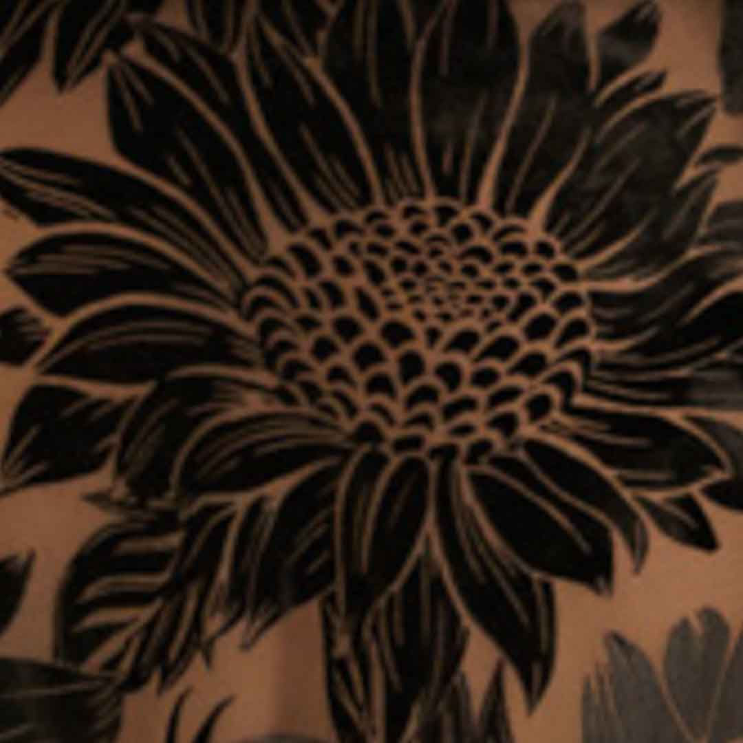 Falda Midi Estampada Devore Lia Flor