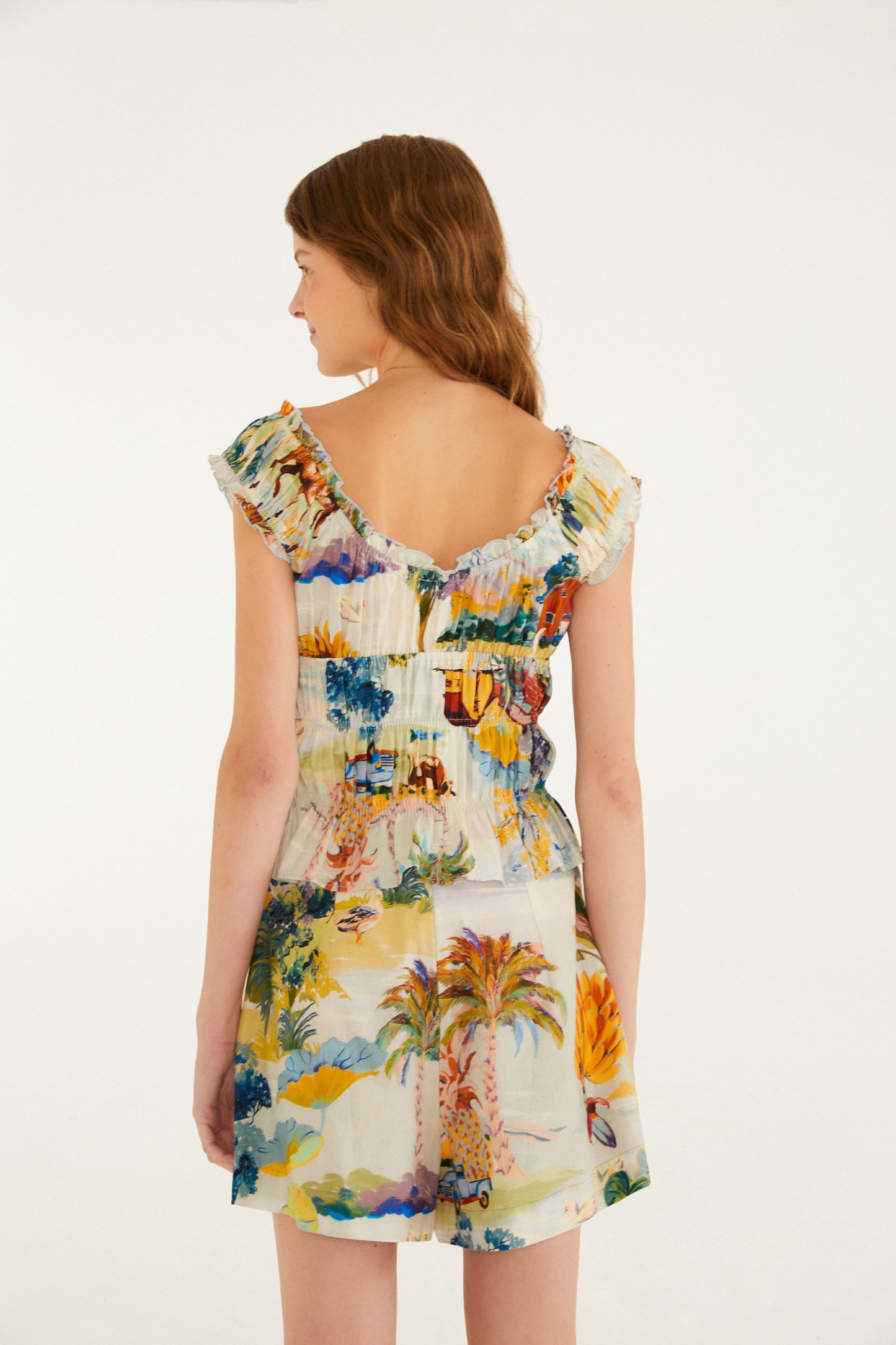 Blusa Estampada Fazenda
