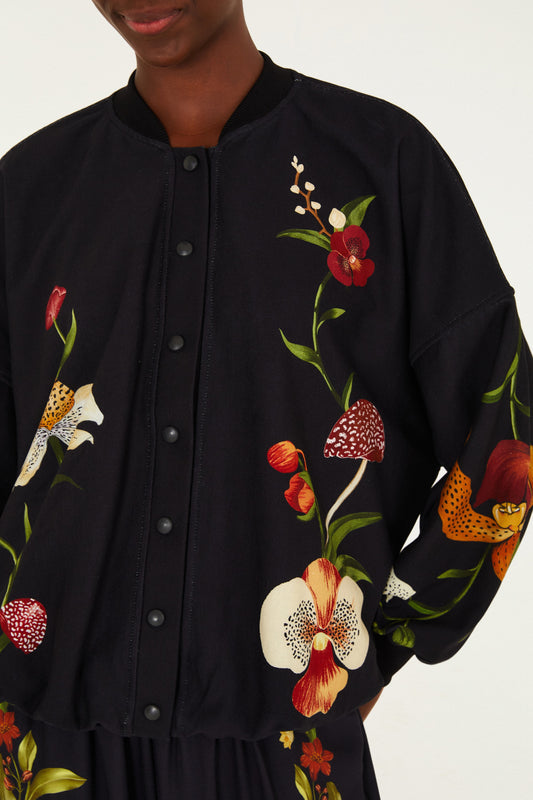 Abrigo Estampado Floral Diva