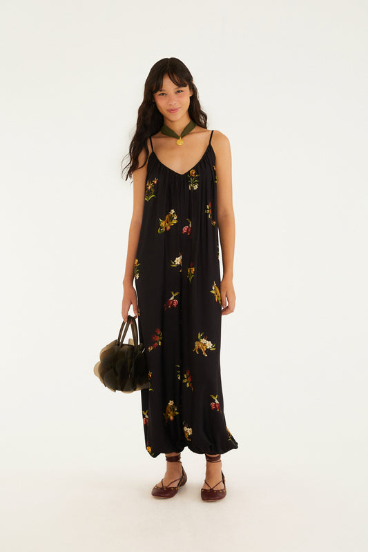 Jumpsuit Estampado Selva Da Noite