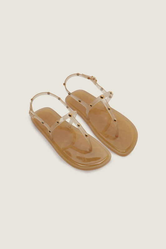 Sandalia Jelly Slim con Tachas