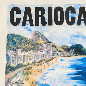 Tote Bag Paisagem Carioca Off White