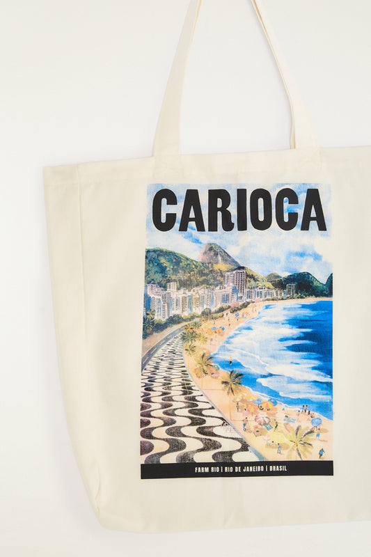 Tote Bag Paisagem Carioca Off White