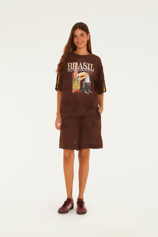 T-Shirt Renda Brasil Saideira