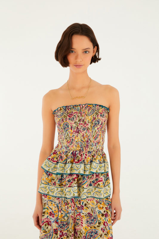 Blusa Estampada Brisa de Flor