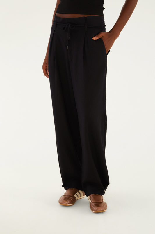 Pantalón Clochard Lino Negro