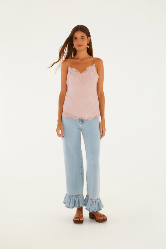 Blusa Tirantes Encaje