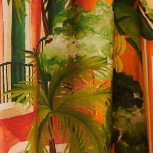 Falda Cropped Estampada Vila Rio