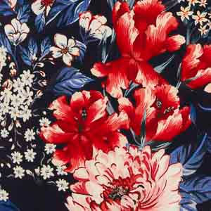 Blusa Abertura Estampada Canteiro de Passarinhos