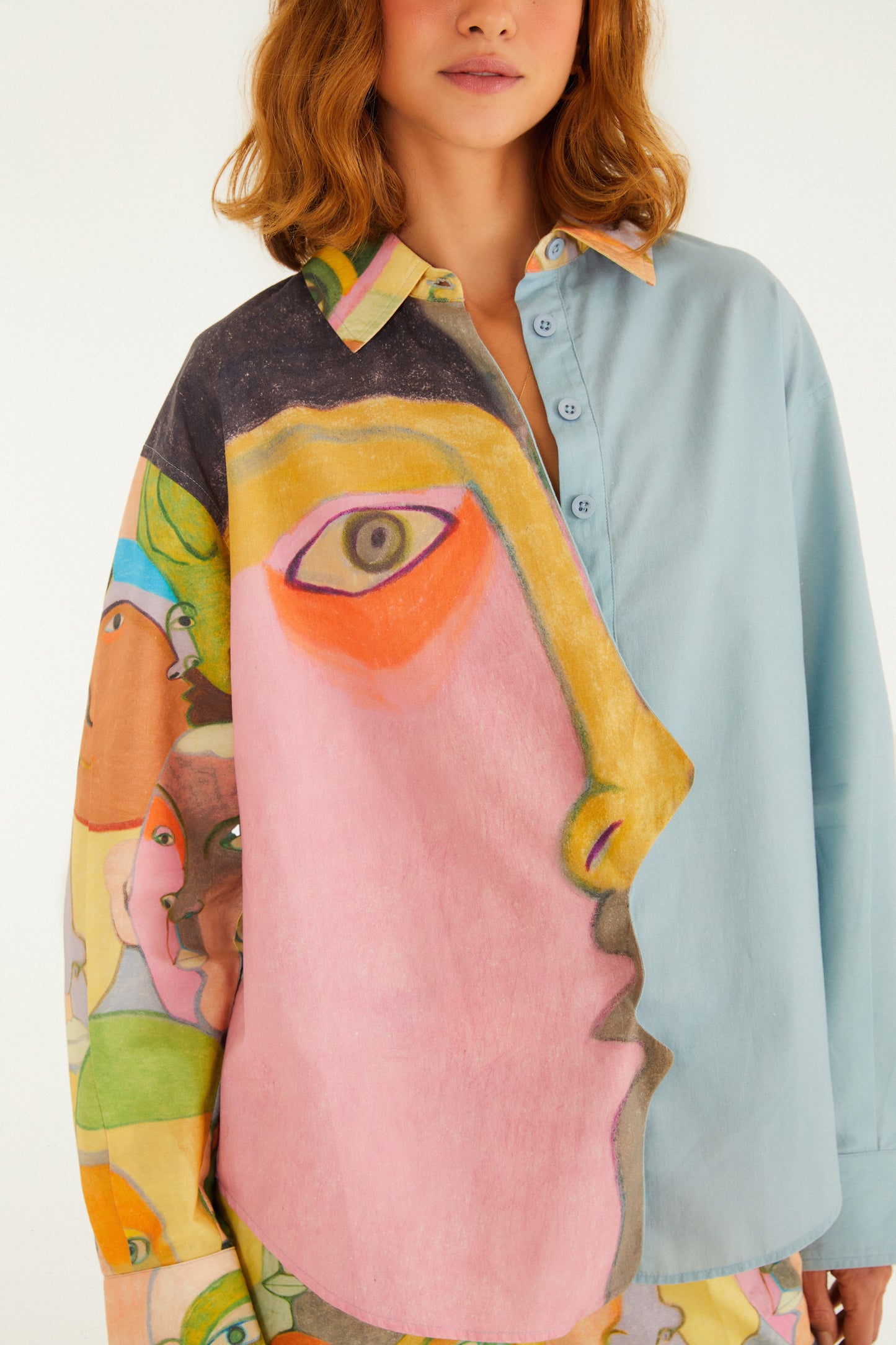 Camisa Estampada Multitud Ana Leovy
