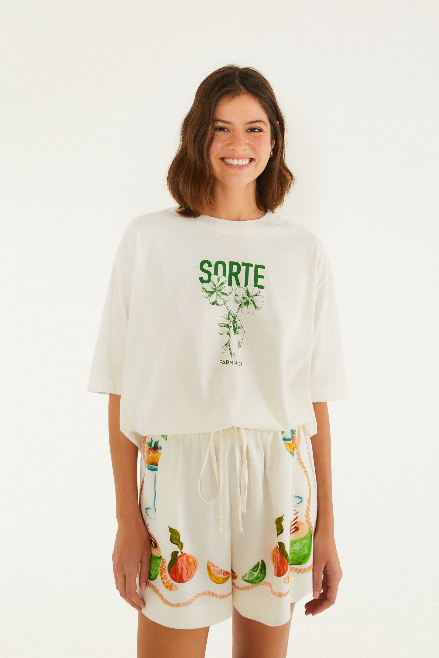 Shorts cóctel de pañuelo