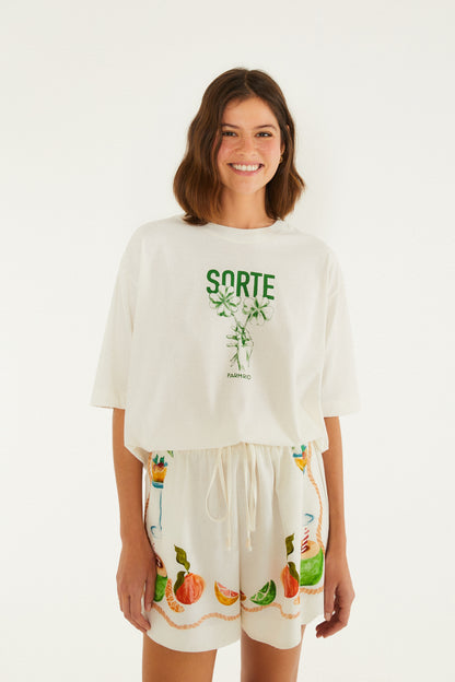 Shorts cóctel de pañuelo