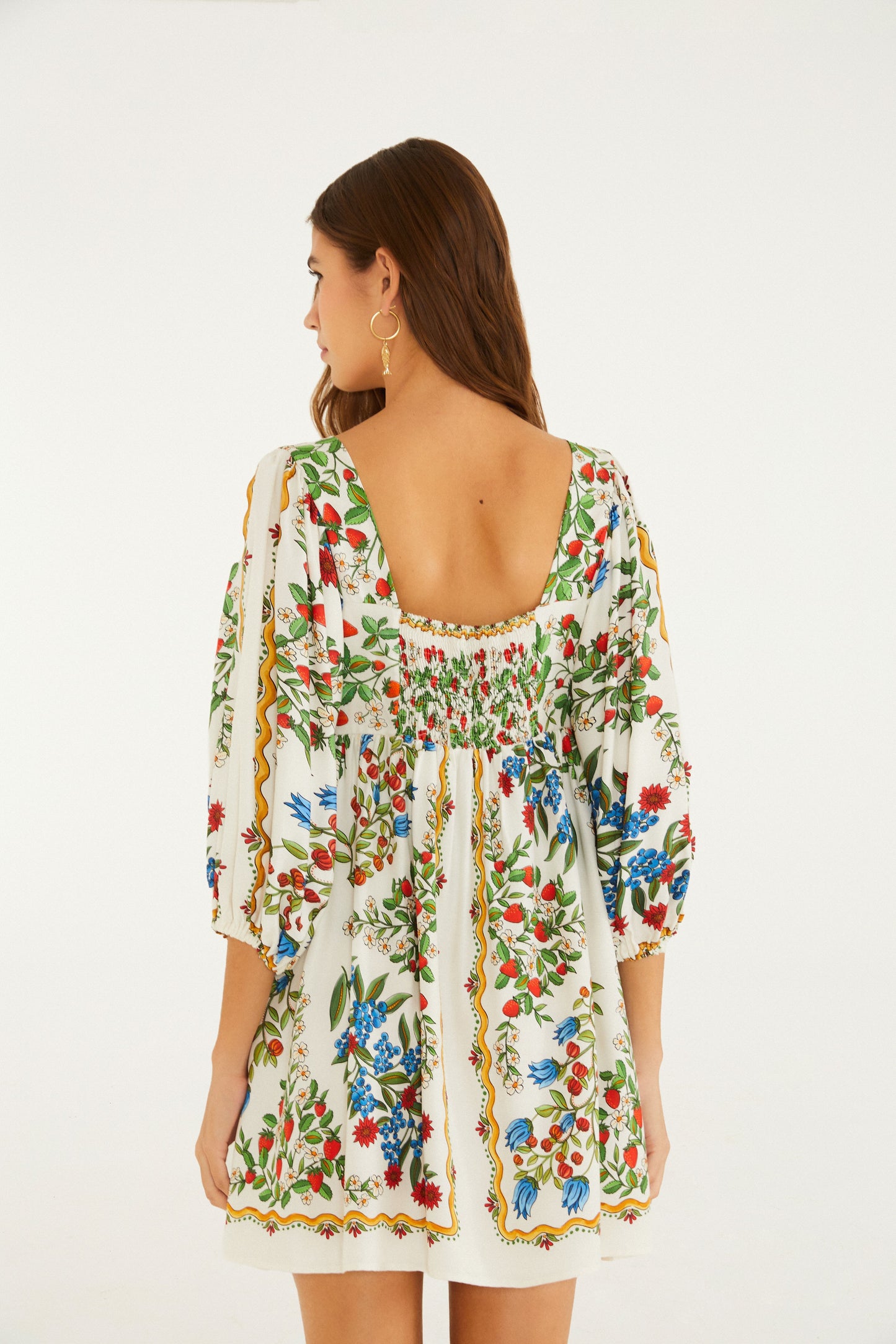 Vestido Corto Estampado Amor de Fruta