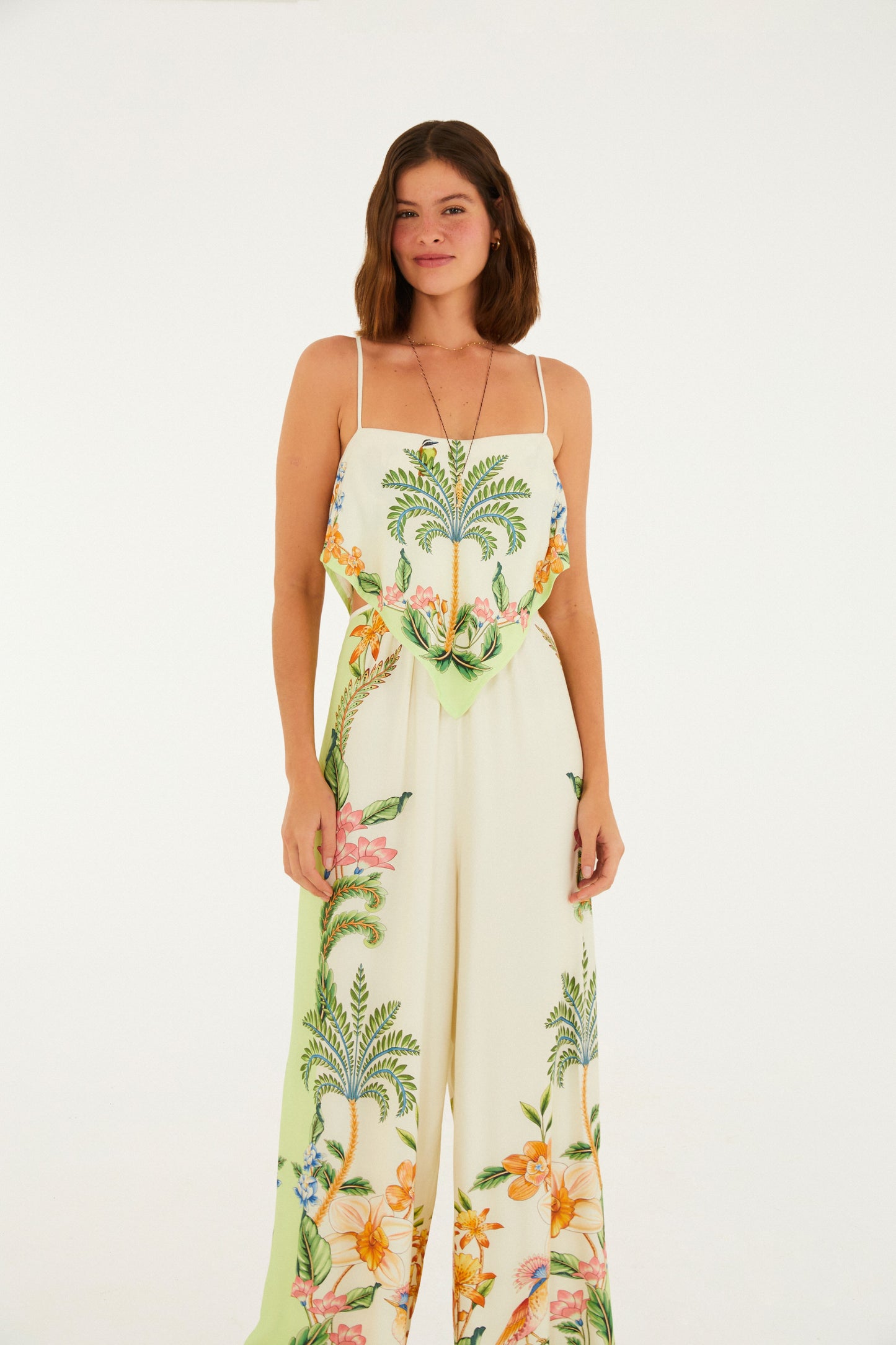 Jumpsuit  Estampado floral natural