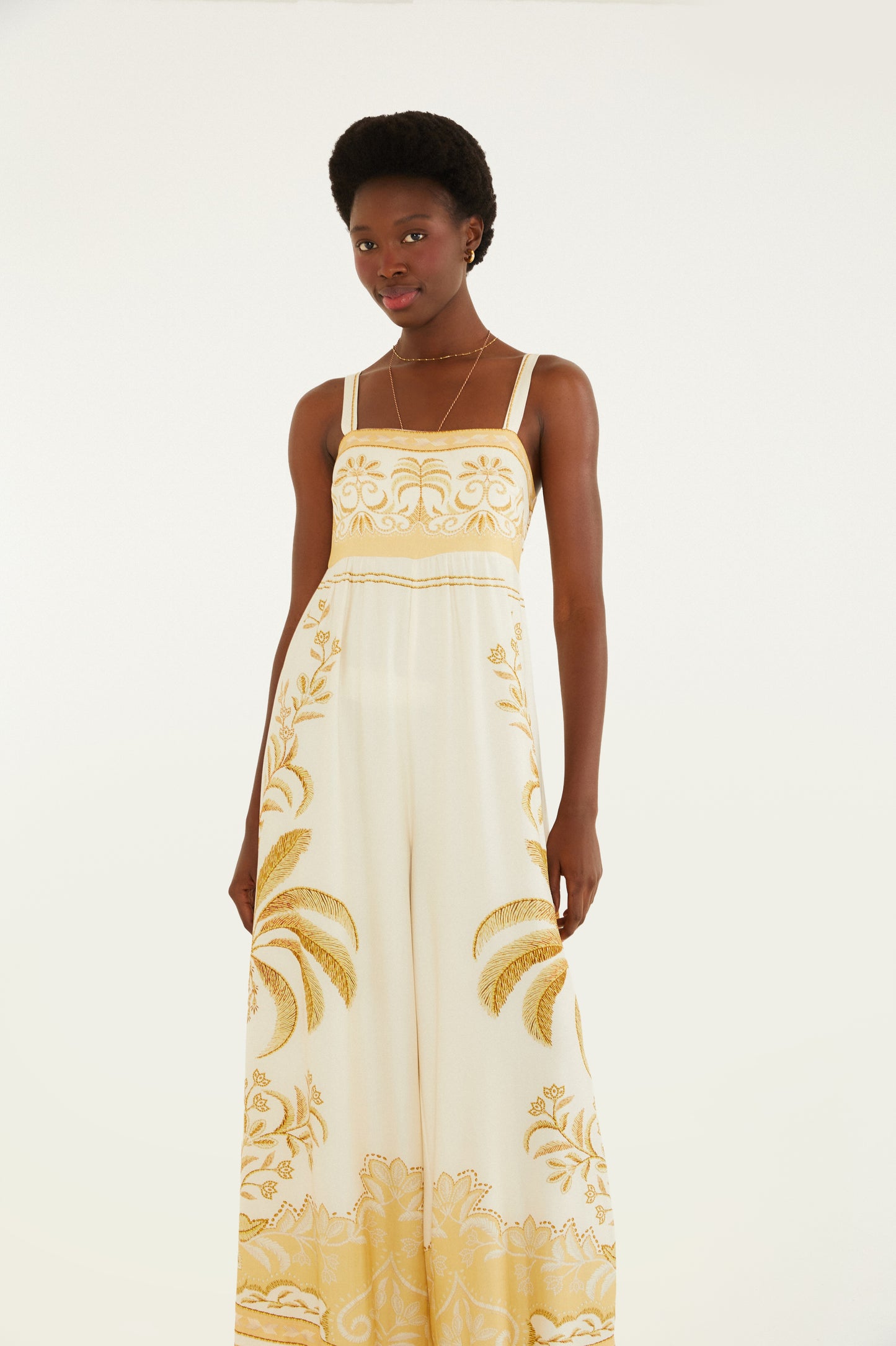 Jumpsuit  Estampado paisaje tropical