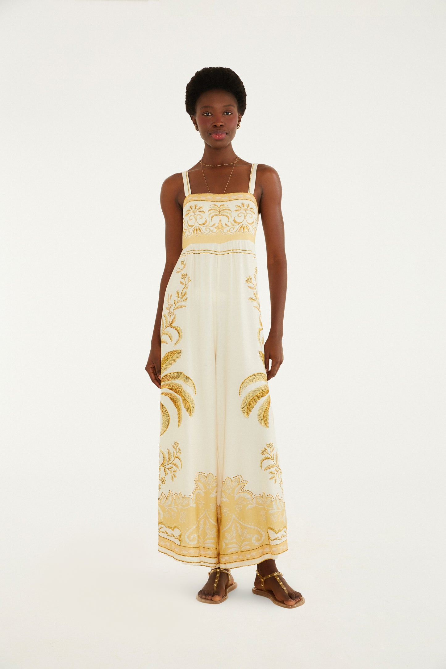 Jumpsuit  Estampado paisaje tropical