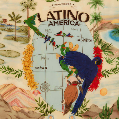 Pañuelo América Latina Pintado