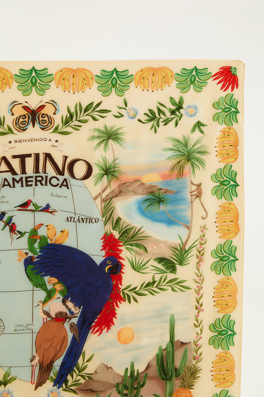 Pañuelo América Latina Pintado