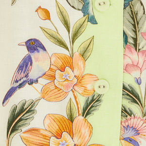Chaleco  Estampado floral natural