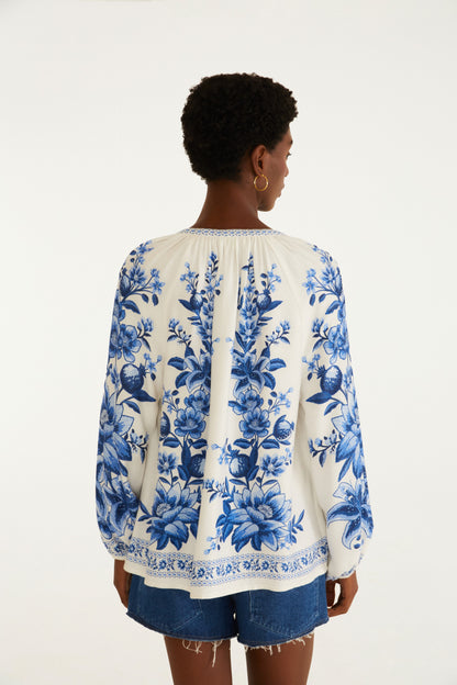 Blusa Estampada Fruta De Verão