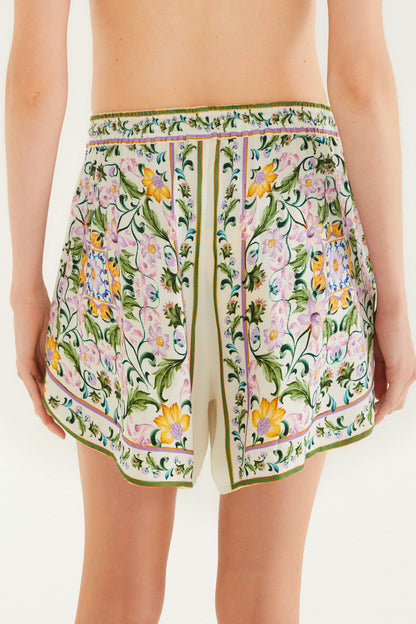 Shorts  Estampado azulejos
