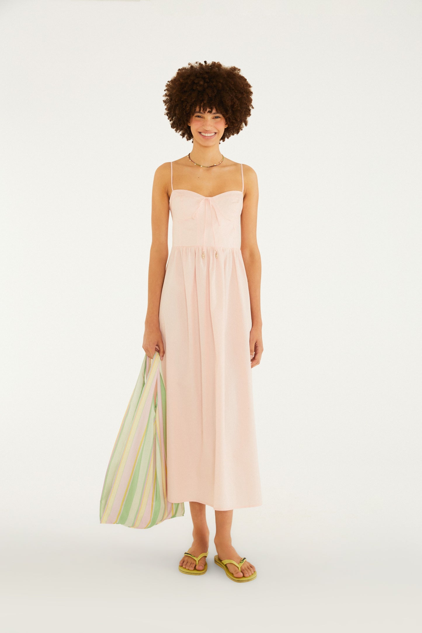 Vestido Midi Rosé