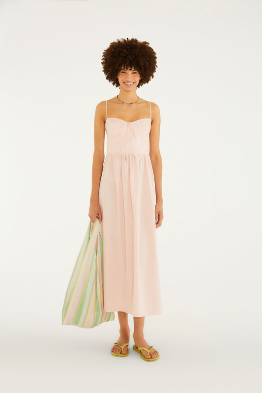 Vestido Midi Rosé