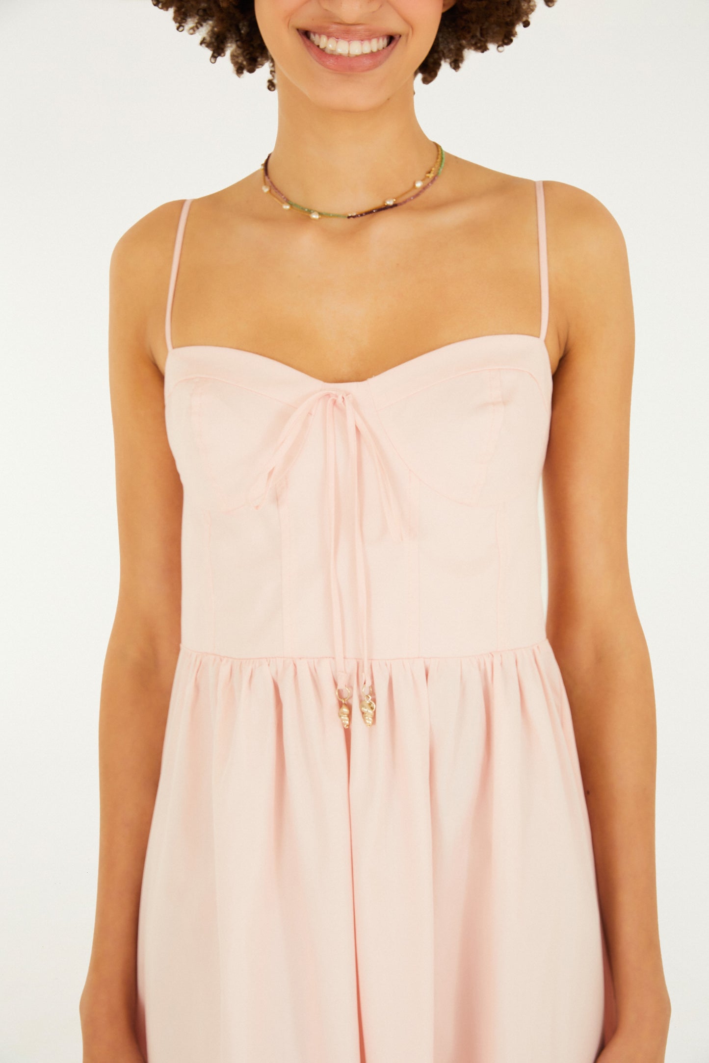Vestido Midi Rosé