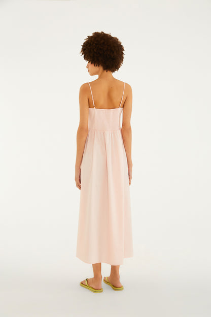 Vestido Midi Rosé