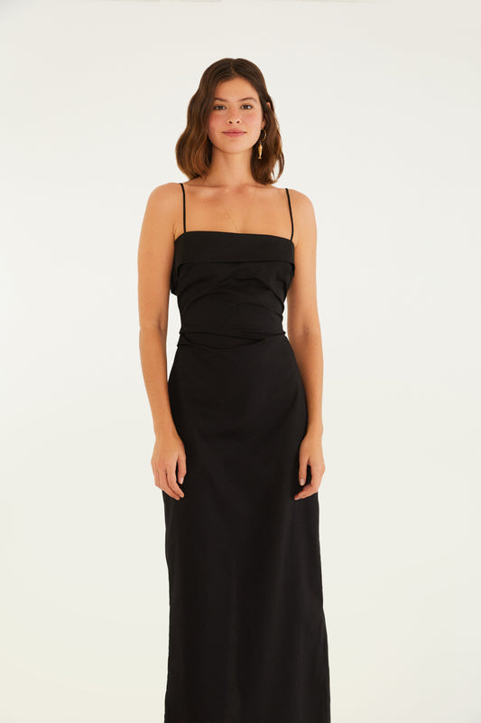Vestido Midi Recto