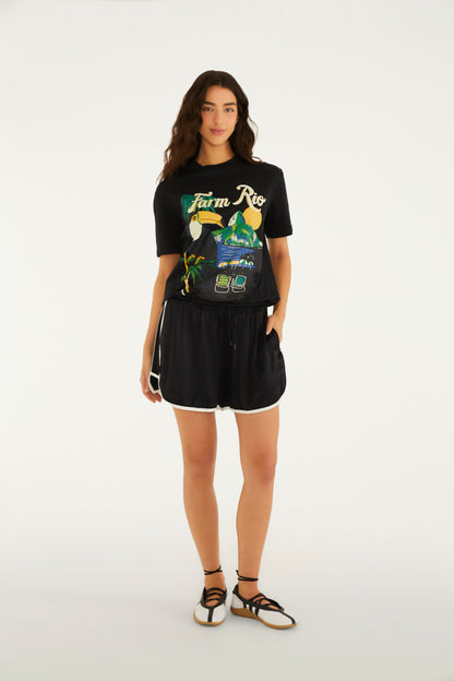 Shorts  cintura elástica