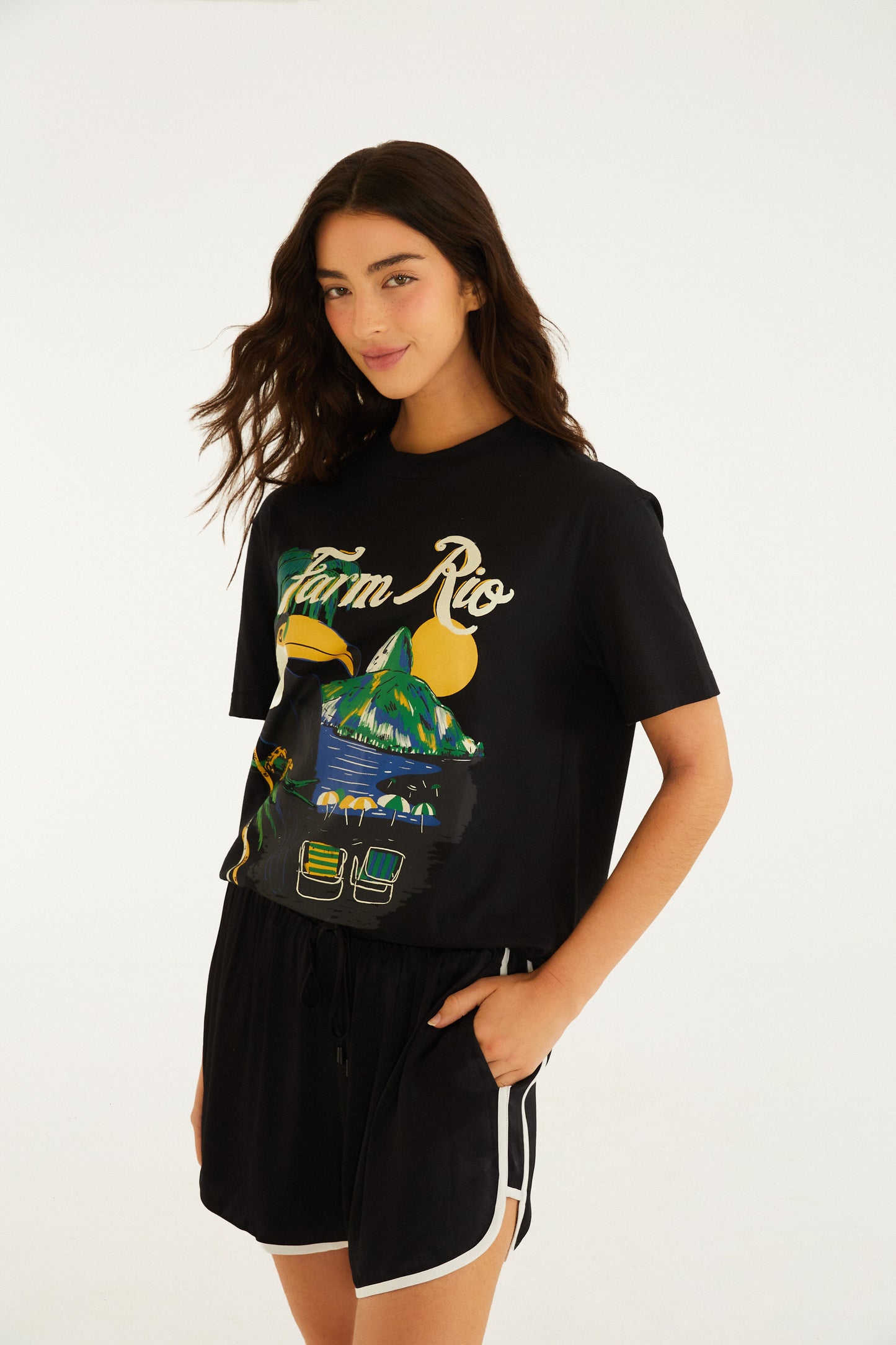 Shorts  cintura elástica