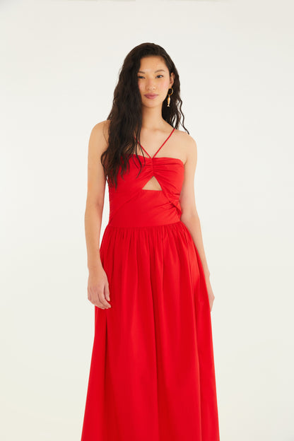 Vestido Maxi Lazo