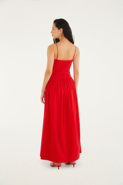 Vestido Maxi Lazo
